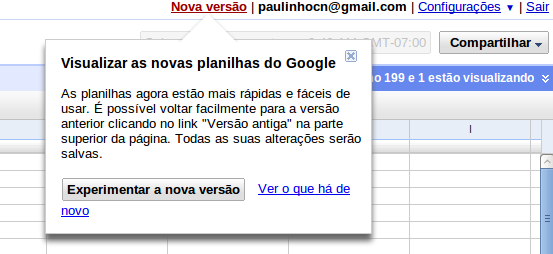 Novos Recursos Na Planilha Do Google Docs Blog O Consultor Web