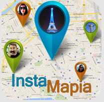 Instamapia mapa de usuários do instagram em sua região