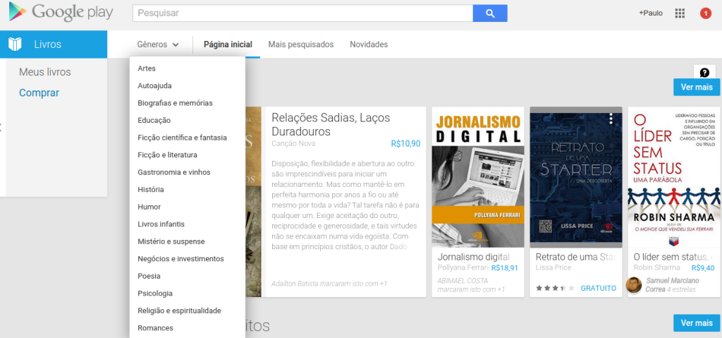 Google Play Livros