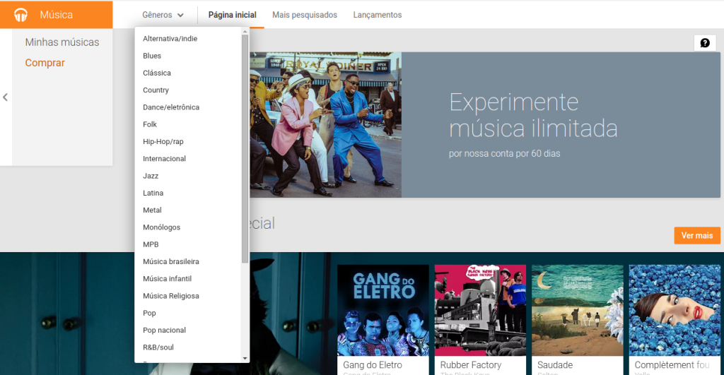 Google Play música