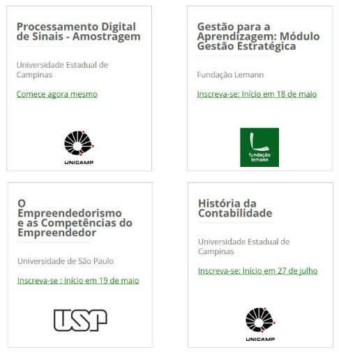 cursos online e grauitos