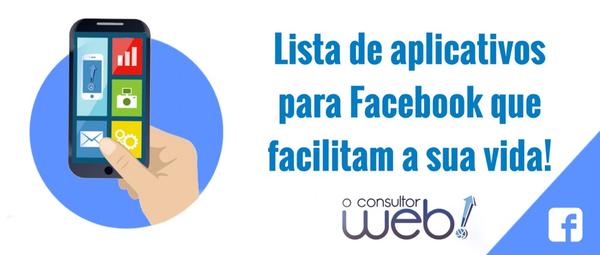 lista de aplicativos Facebook 2016